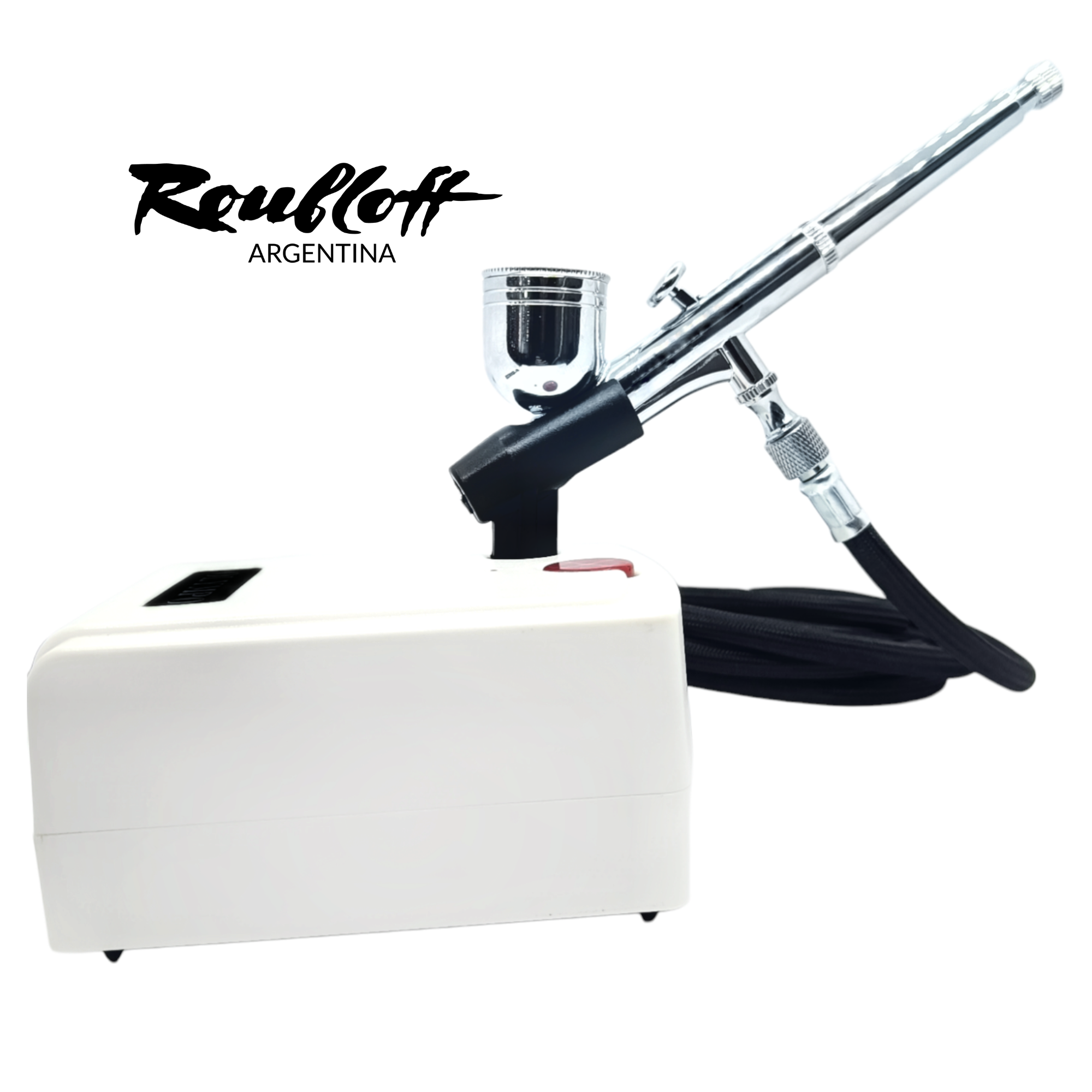 Aerografo Doble Accion 0,3mm y Compresor TK-100 - Imagen 2