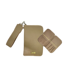 ESTUCHE CON CIERRO COLOR BEIGE