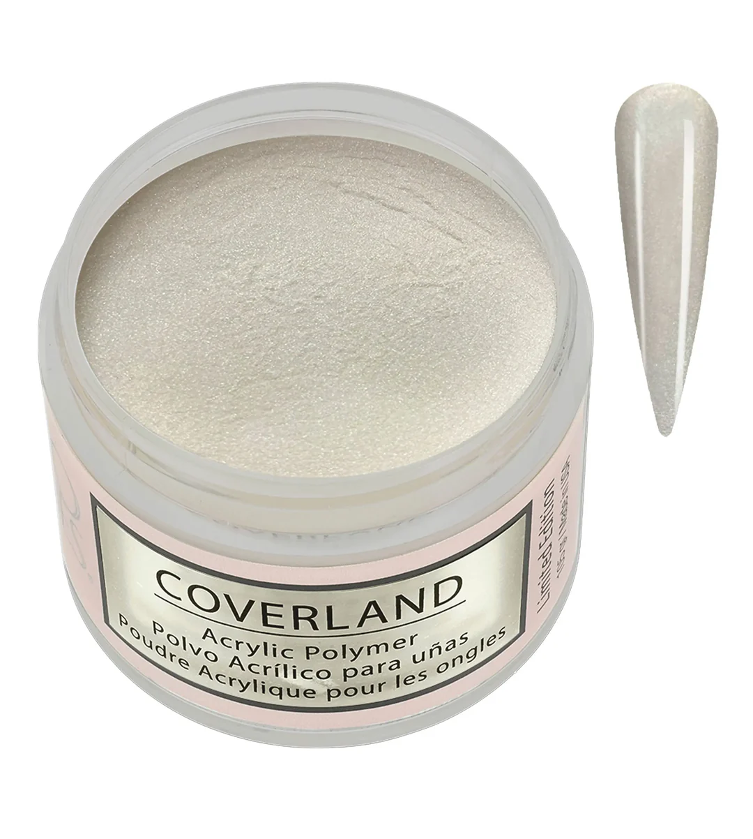 Coverland Acrylic Powder 1.5 oz “Velvet Snow” – Limited Edition