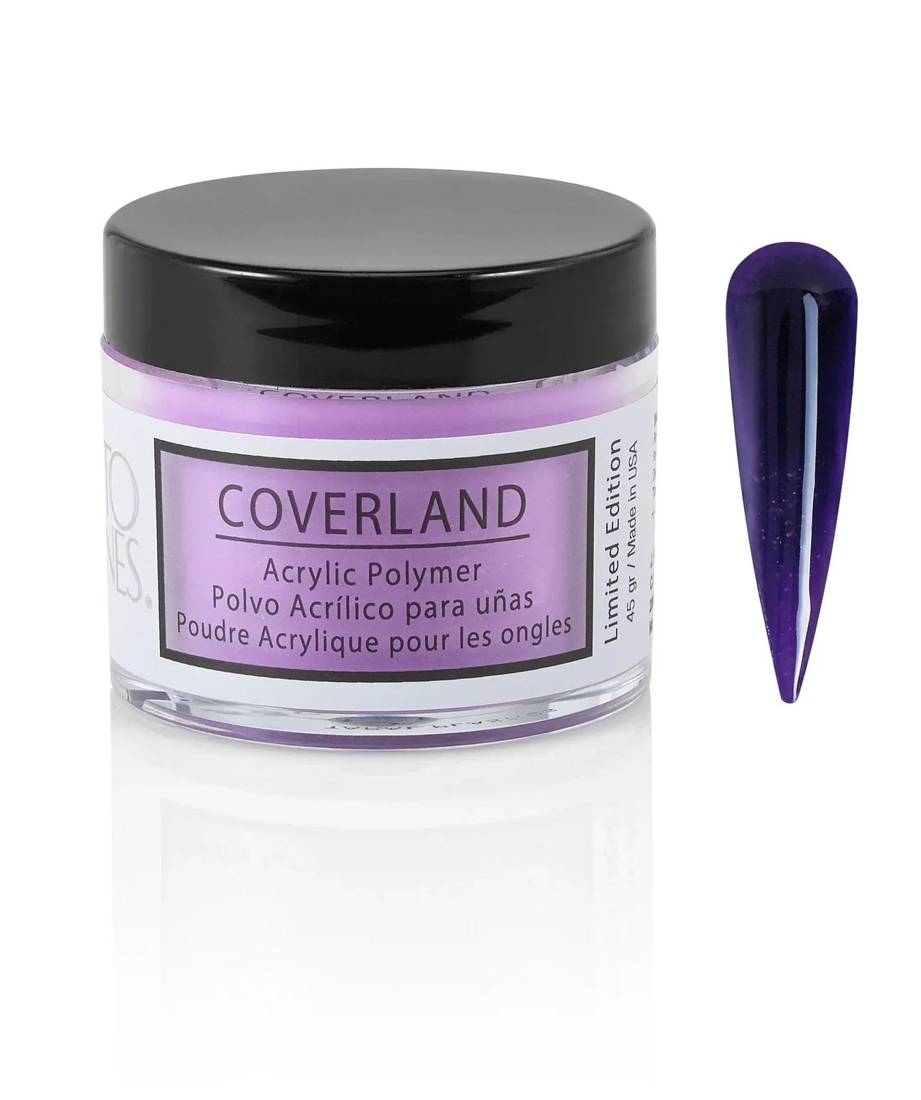 Coverland Acrylic Powder 1.5 oz “Wicked” Purple – Limited Edition