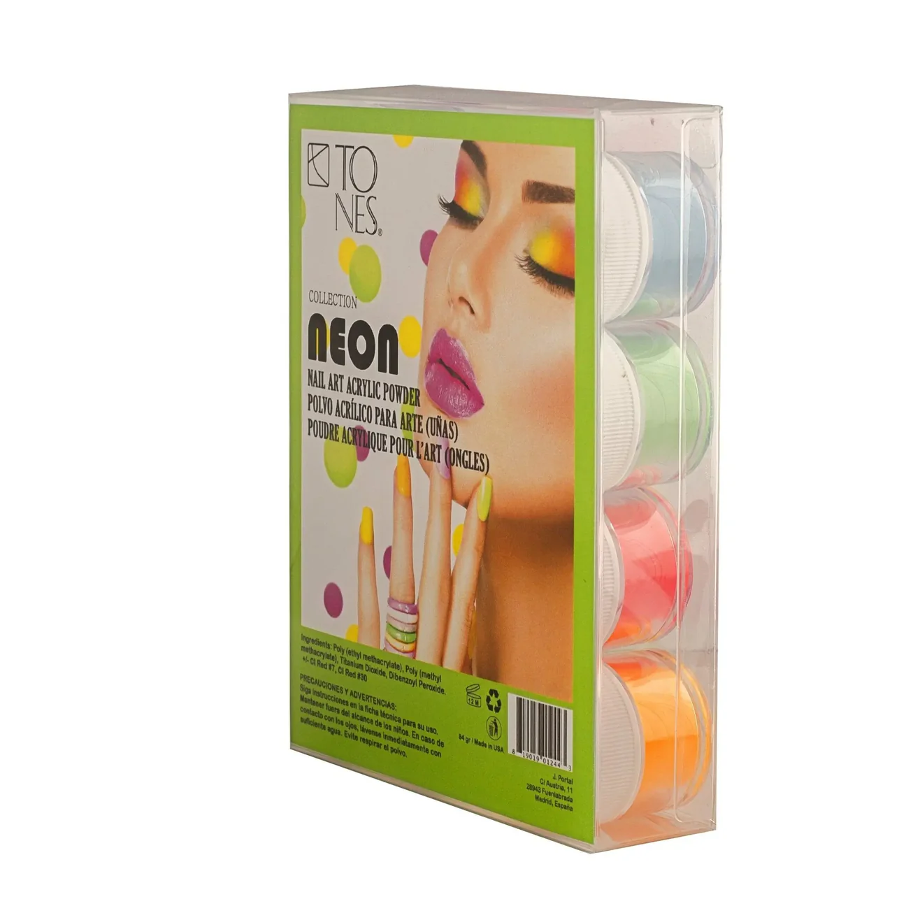 Acrylic Art Powder – 3D Collection: Neon (12 x 0.25 oz)