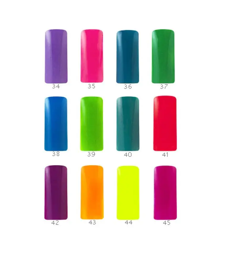 Acrylic Art Powder – 3D Collection: Neon (12 x 0.25 oz) - Imagen 2
