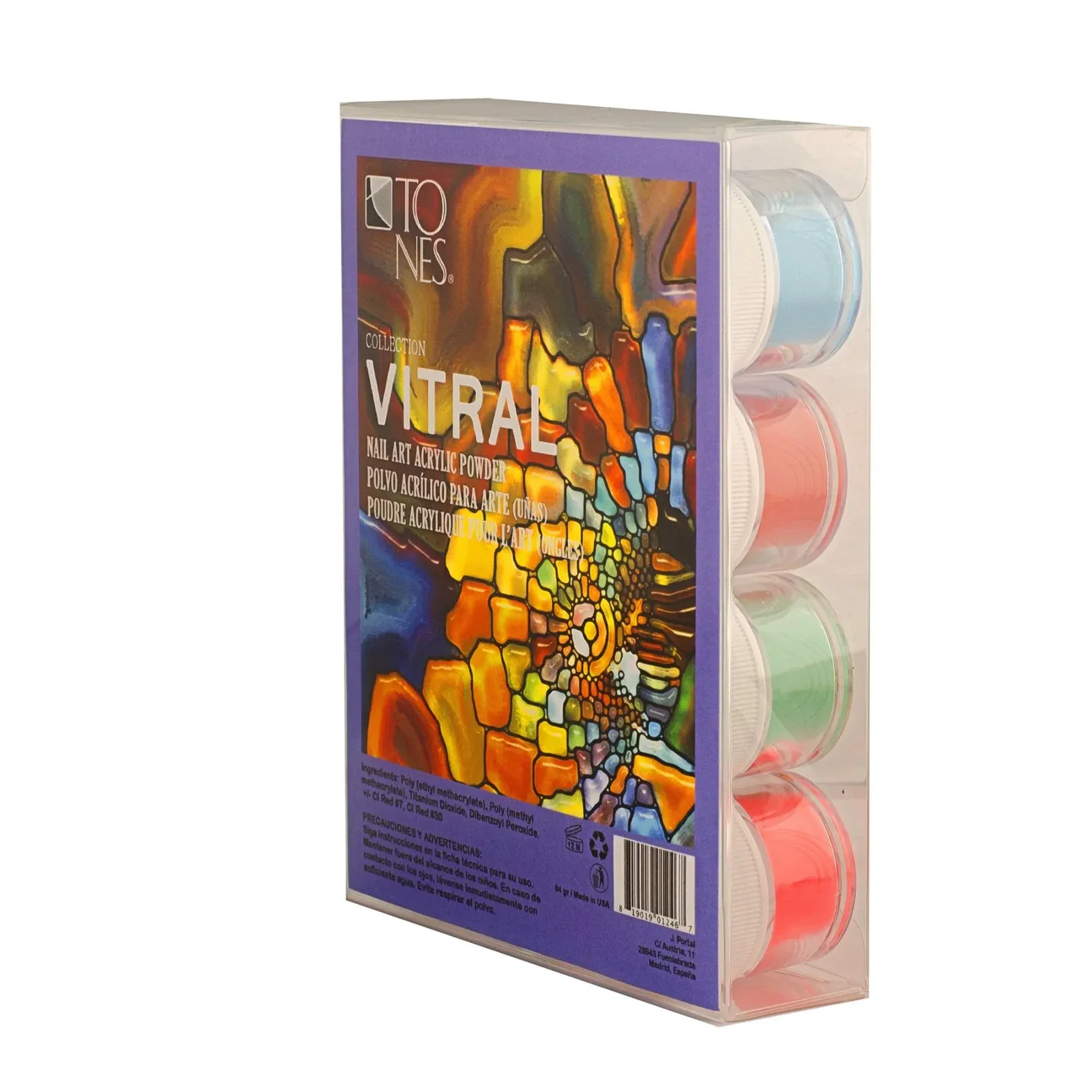 Acrylic Art Powder – Encapsulated Collection: Vitral (12 x 0.25 oz) - Imagen 3