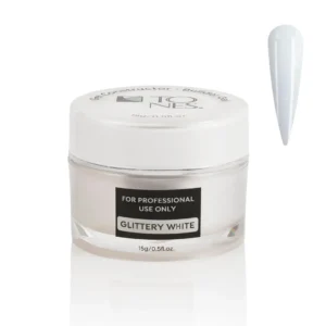 Builder Gel: Glittery White – 0.5 fl oz / 15 mL