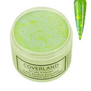 Coverland Acrylic Powder 1.5 oz “Electric Yellow” Yellow – Limited Edition