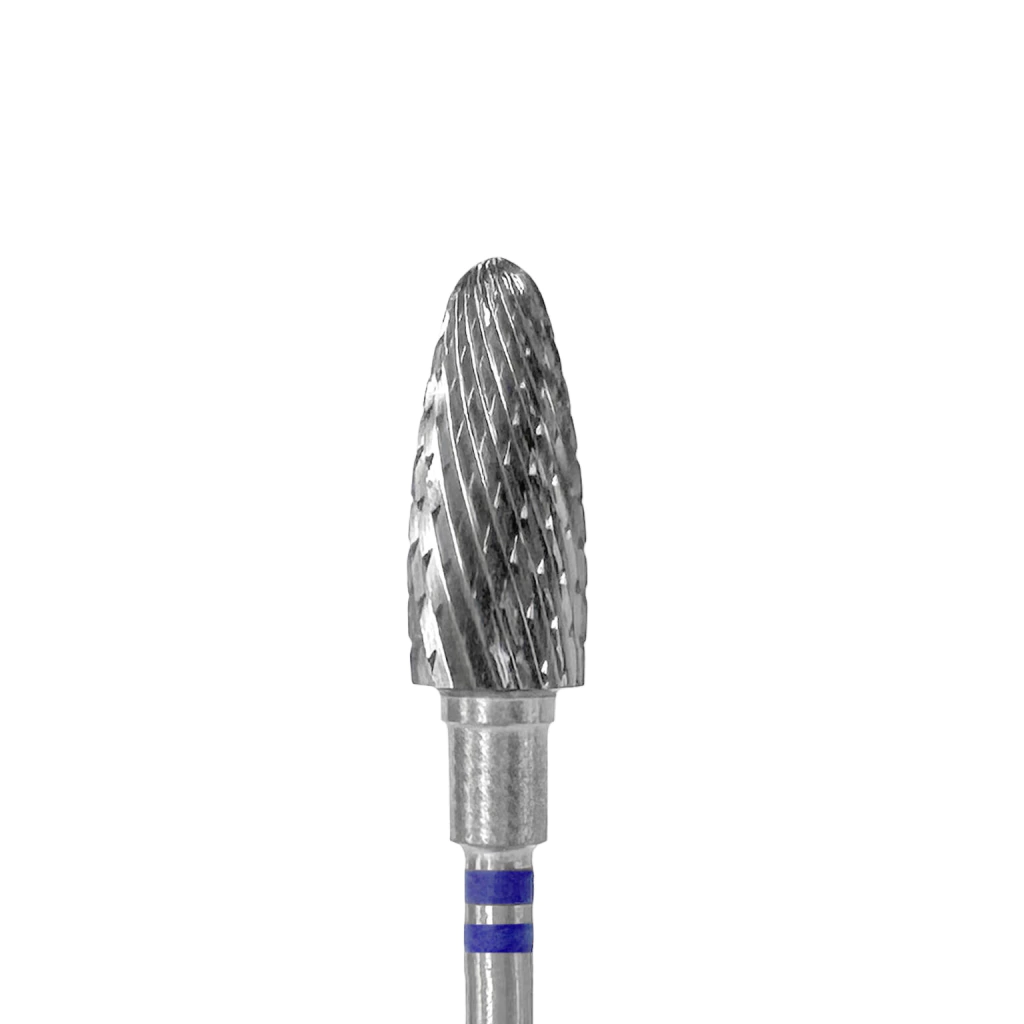 Fresa de Carburo Choclo Azul para zurdos Staleks 6mm