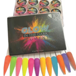 Tones Glow In The Dark Pigmentos Kit 12 Unidades